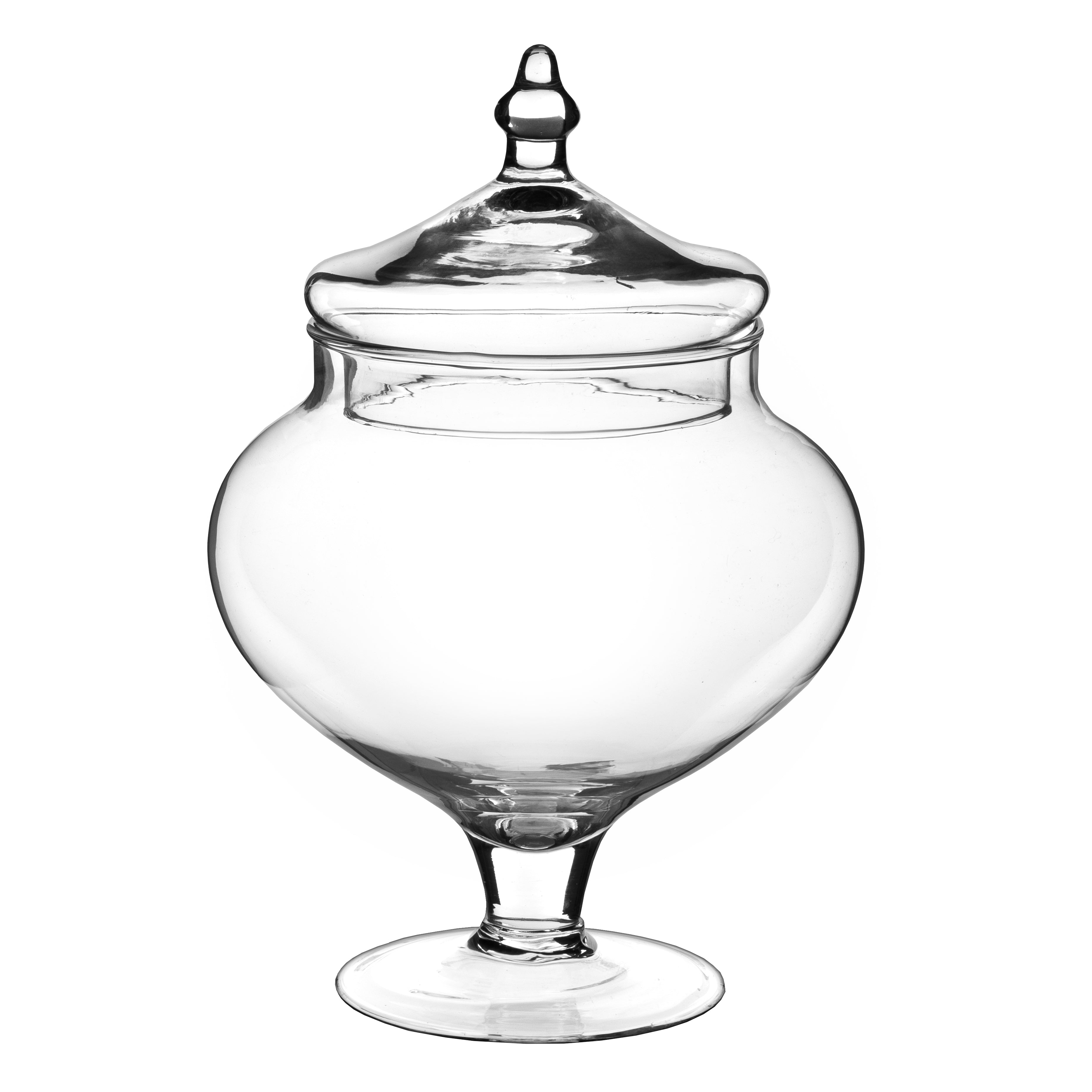 GUSTO CASA - Potiche in Vetro con Coperchio Patisserie h27 diametro 18,7 cm
